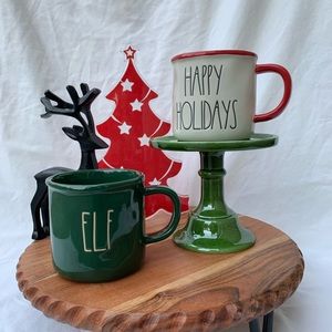 Rae Dunn Christmas camper style mugs